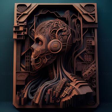 3D model st detailed cyberpunk (STL)